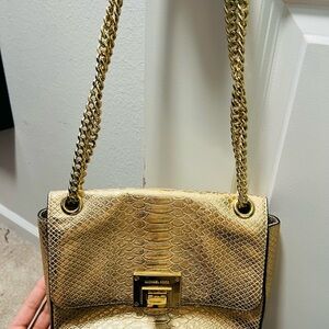EUC Michael Kors Gold Chain Shoulder Bag